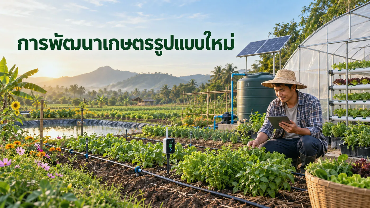 การพัฒนาเกษตรรูปแบบใหม่