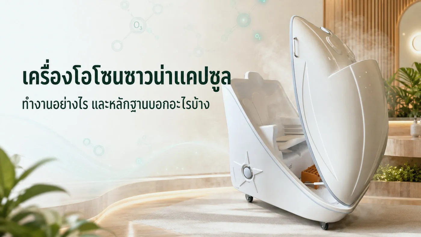 เครื่องโอโซนซาวน่าแคปซูล